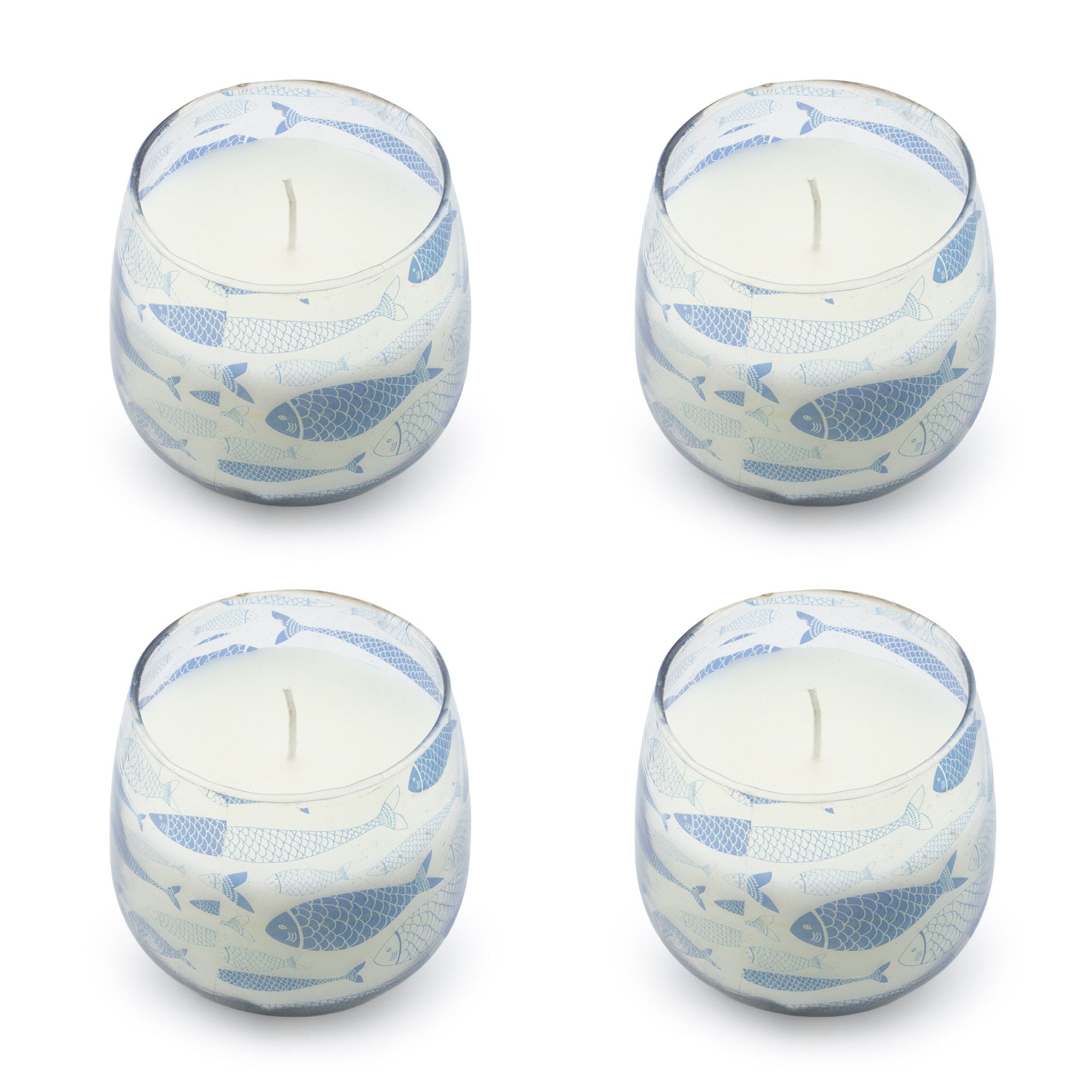 Small Glass Jar Candles - Seabreeze
