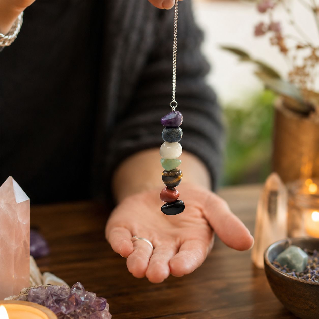 Seven Tumble Chakra - Souls Aligning Pendulum