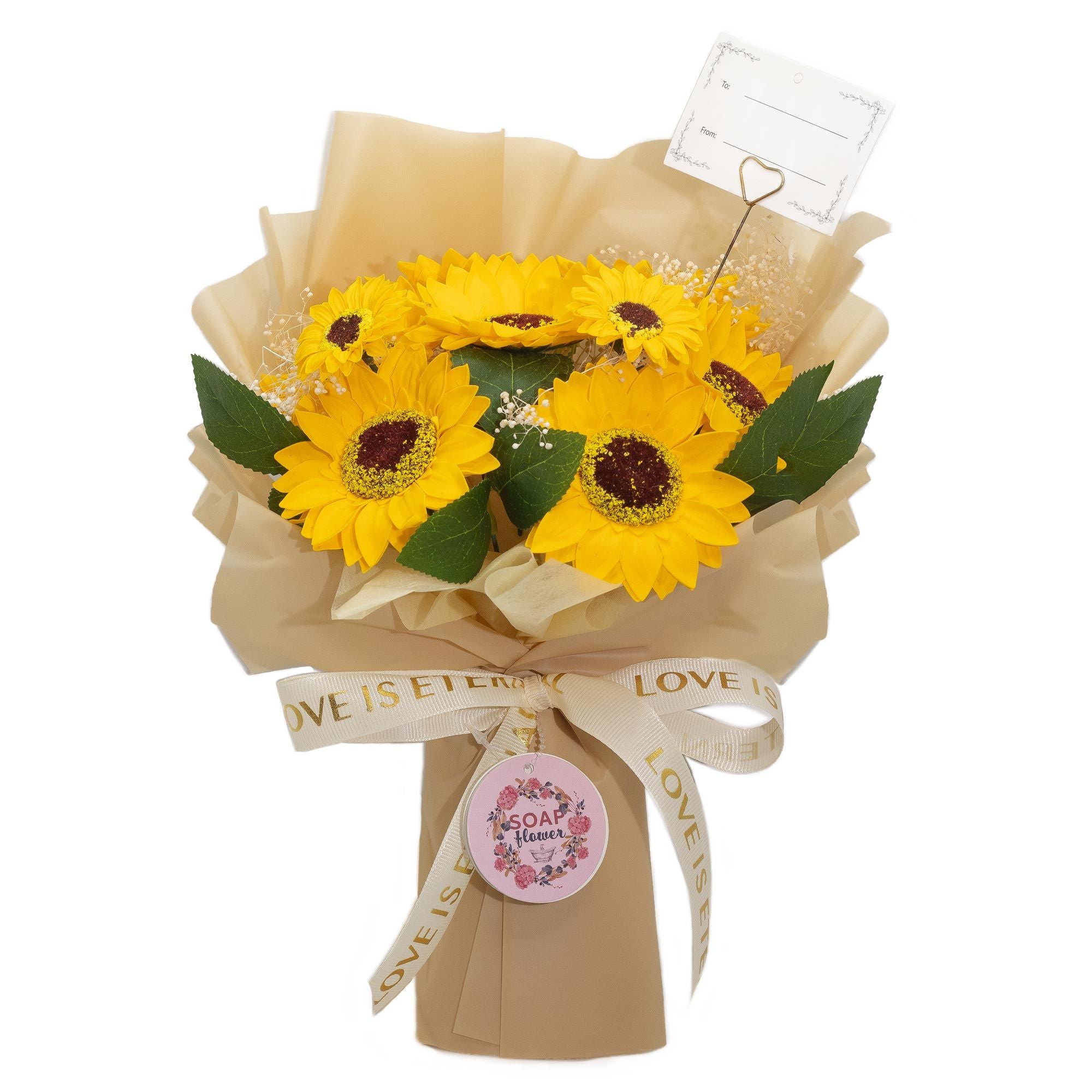 Large Sunflowers Bouquet - Love is Eternal - Gift Card