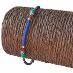 Nepalese Extra Fine Gem Bracelet - Blue Onyx