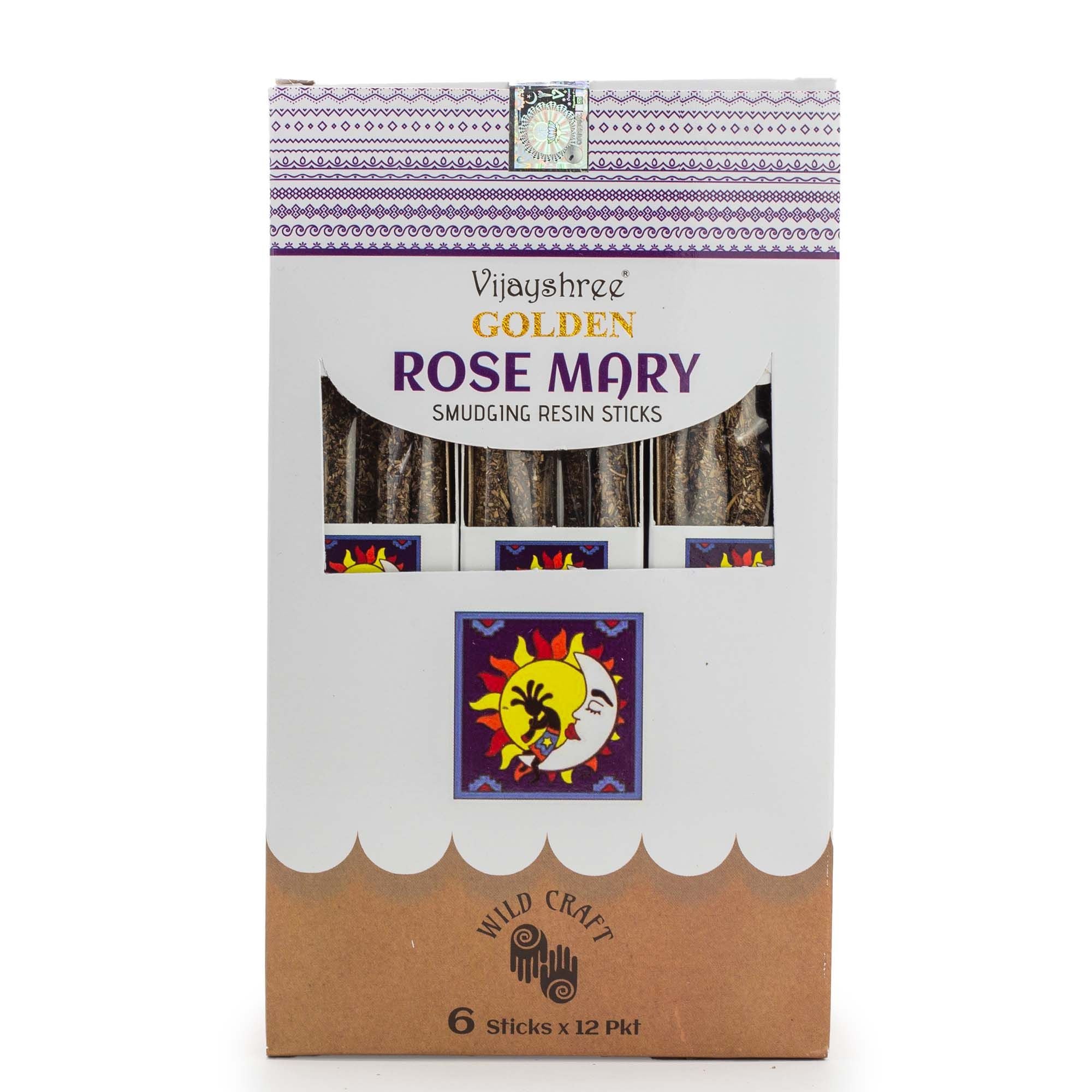 Golden Rosemary Smudging Resin Sticks - 30g