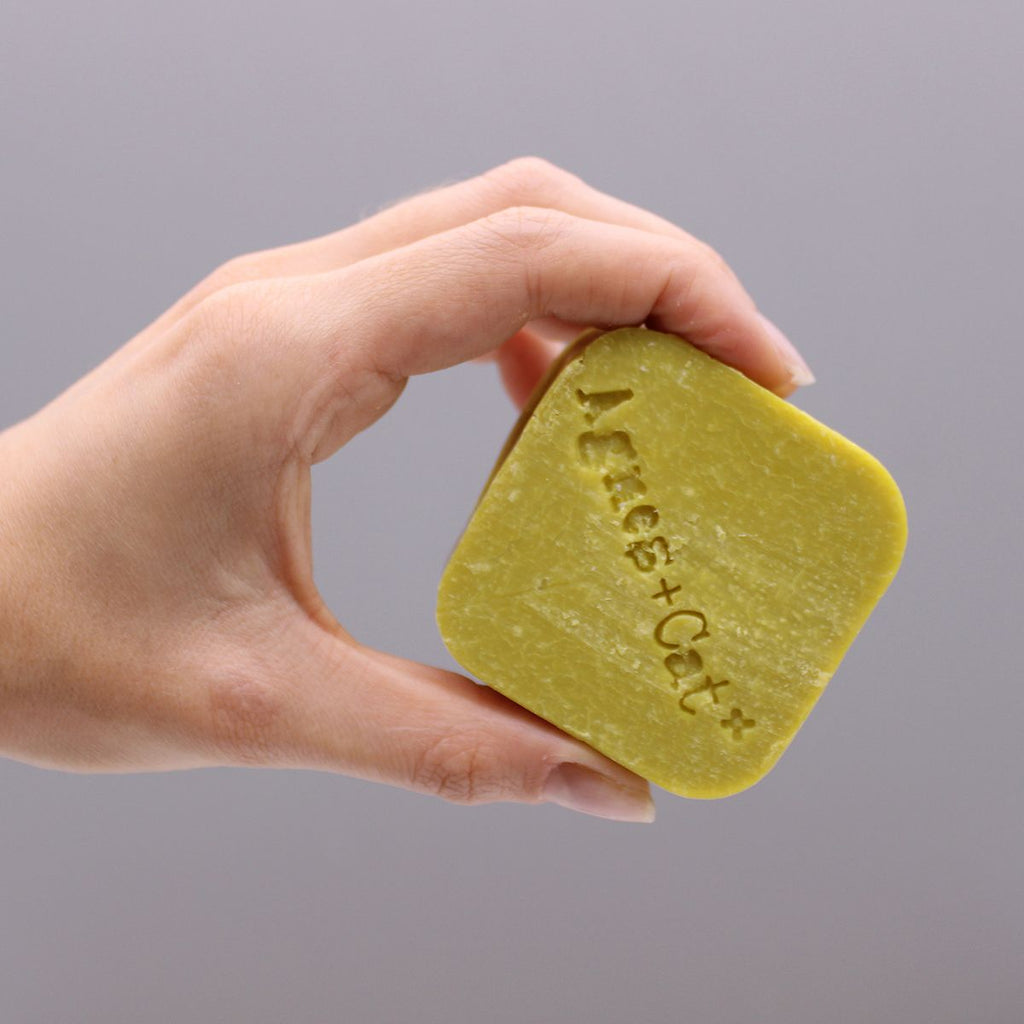 Agnes + Cat Sea Salt & Moss Solid Shampoo
