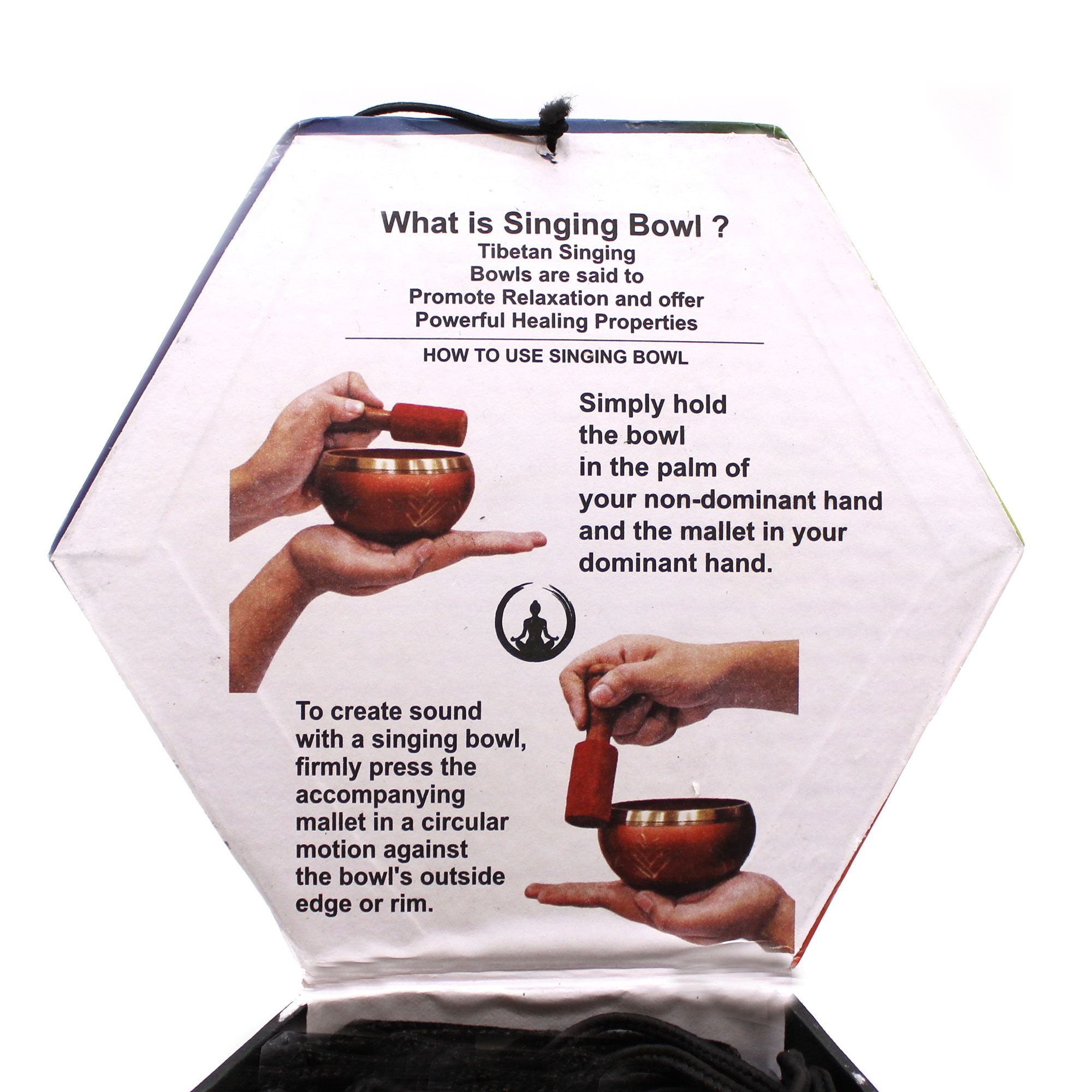 Tree of Life Singing Bowl Set - Green 10.7cm