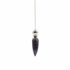 Secret Cavity Discovery of Truth Pendulum - Amethyst - Silver Plated