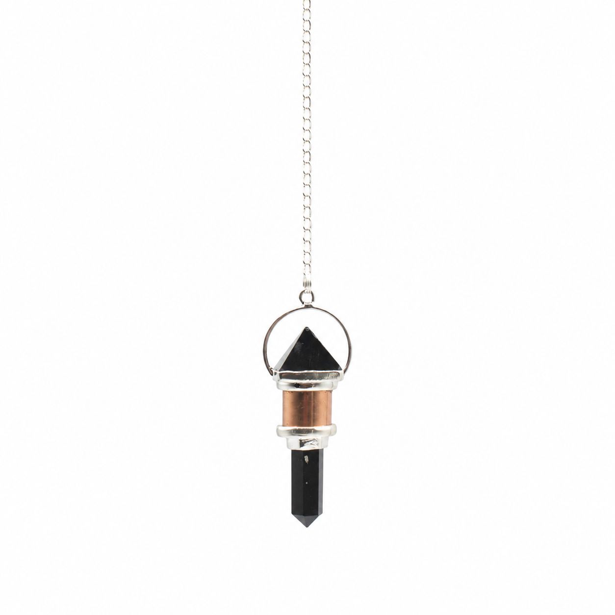 The Night Watcher - Combo Piece Copper Pendulum - Obsidian