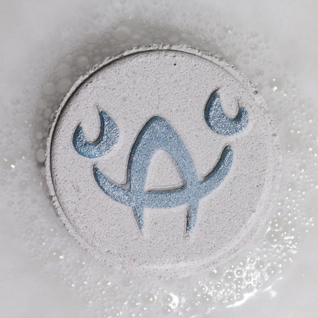 Set of Zodiac Bath Fizzers with Horoscope - Cancer