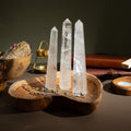 Gemstone Six Face Obelisk Points approx 17cm - Rock Crystal