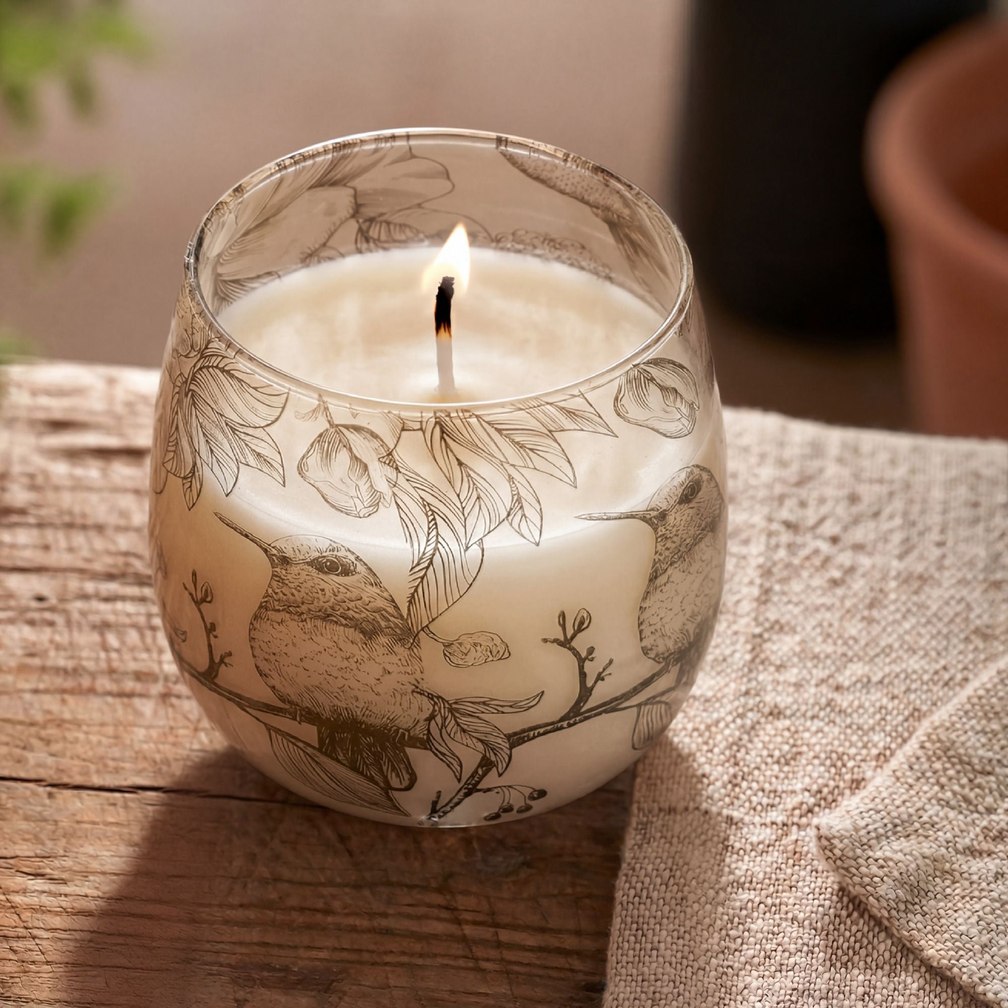 Medium Glass Jar Candles - Drawn by Flame
