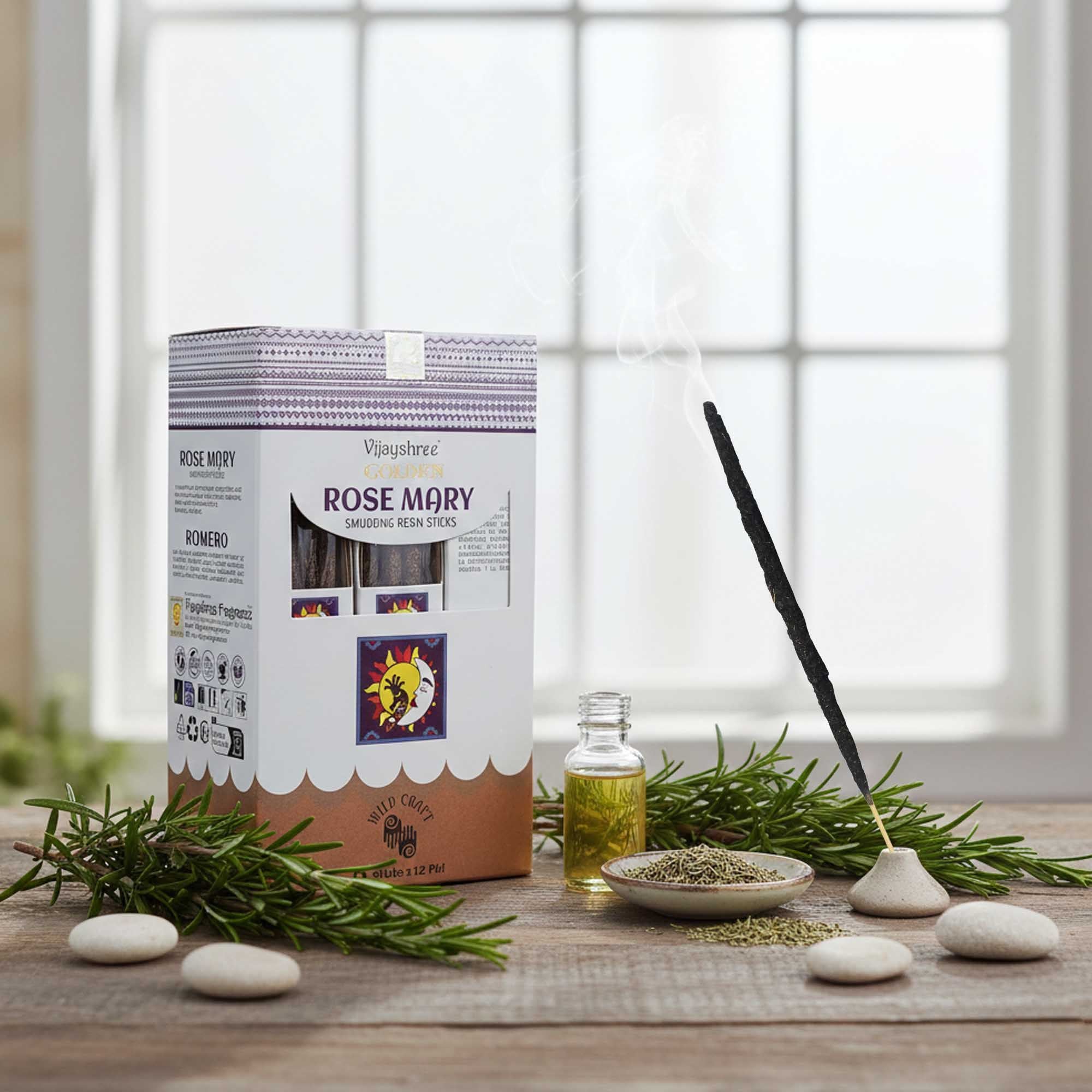 Golden Rosemary Smudging Resin Sticks - 30g