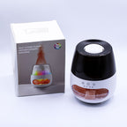Salt Stone Flame Effect Aroma Diffuser - White USB - Colour Change and Timer