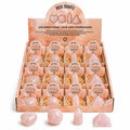 Four Gemstone Shapes - Rose Quartz