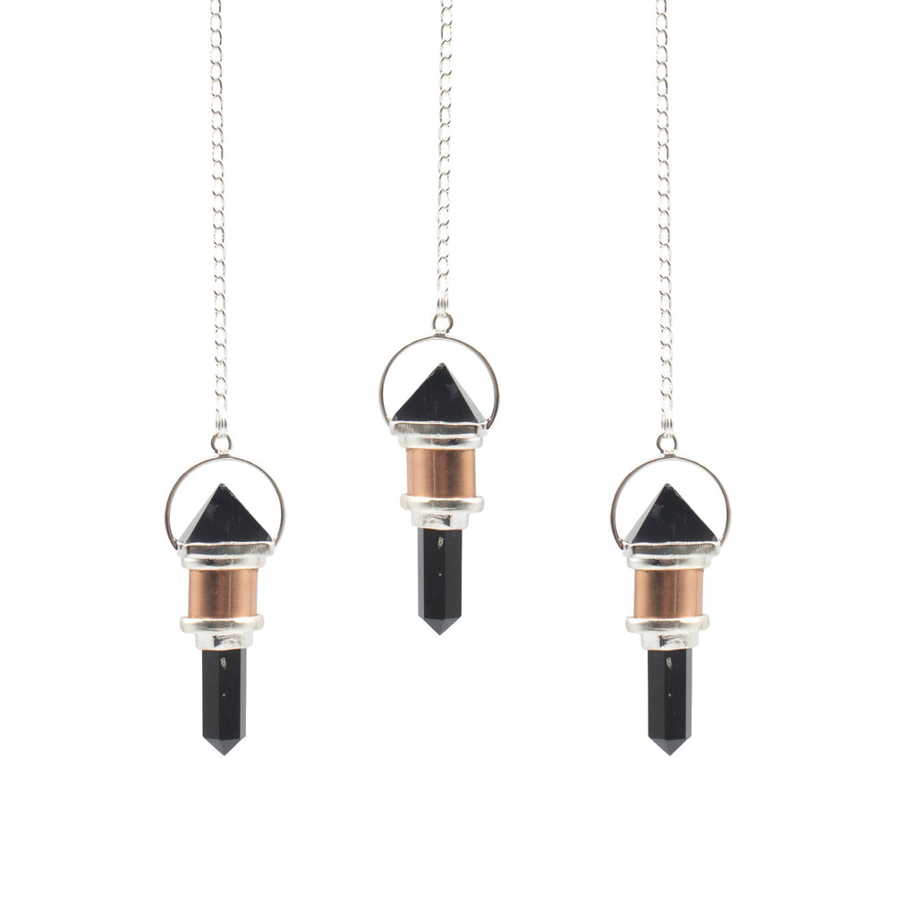 The Night Watcher - Combo Piece Copper Pendulum - Obsidian