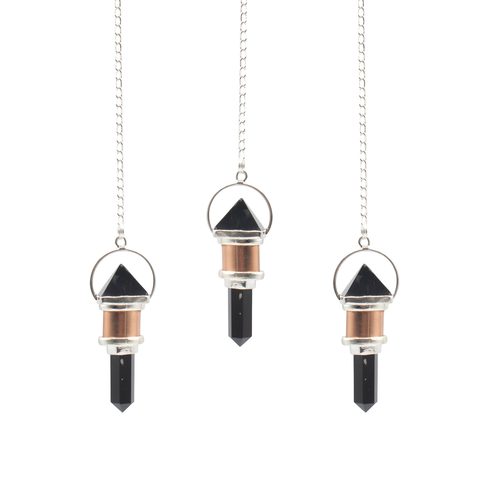 The Night Watcher - Combo Piece Copper Pendulum - Obsidian
