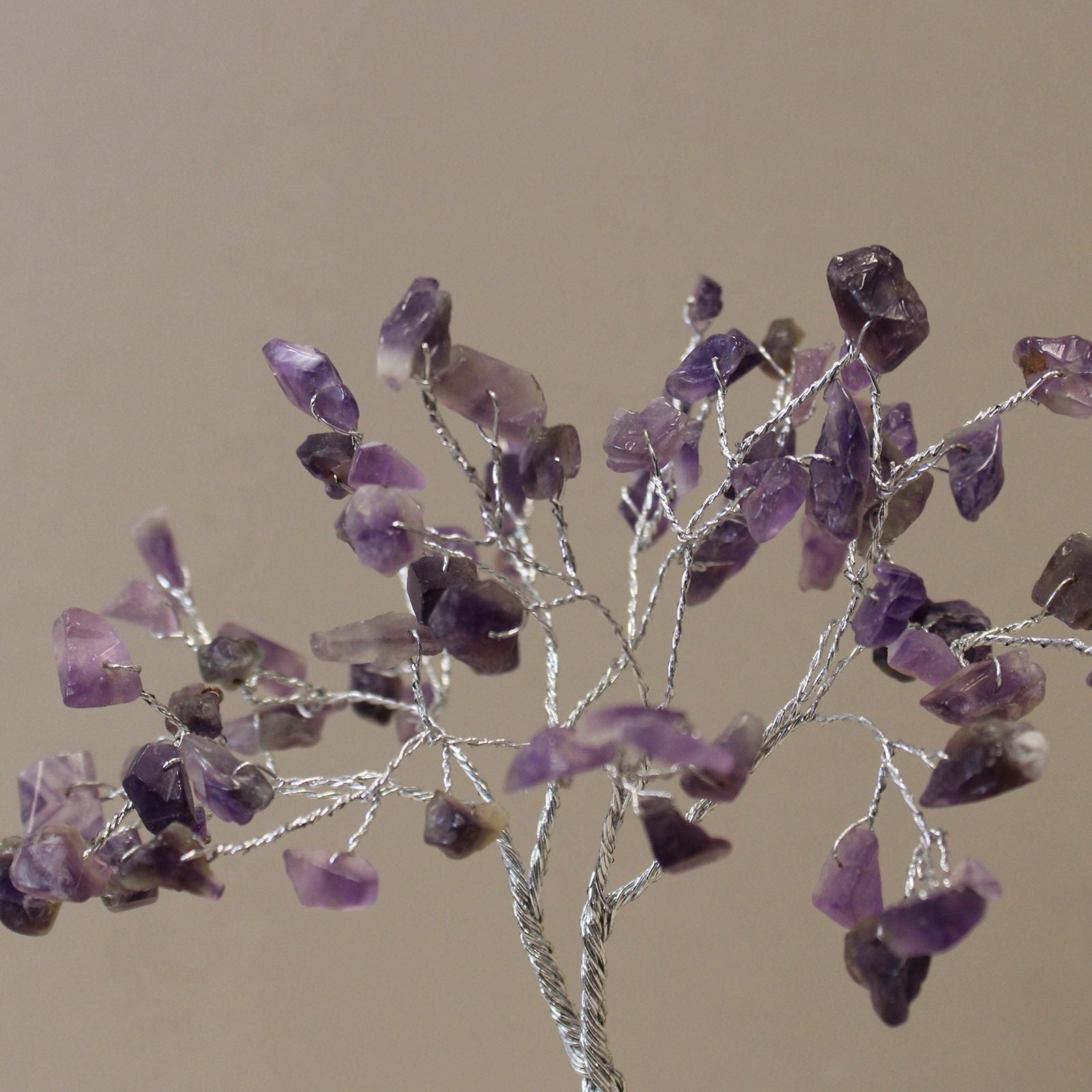 Gemstone Tree with Orgonite Base - 80 Stone - Amethyst