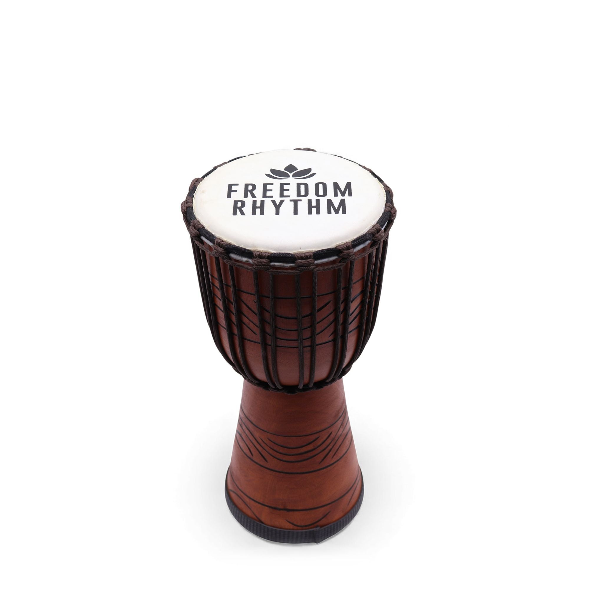 Medium Pro Djembe Drum - Freedom Rhythm (high) - 40cm (18cm Dia)