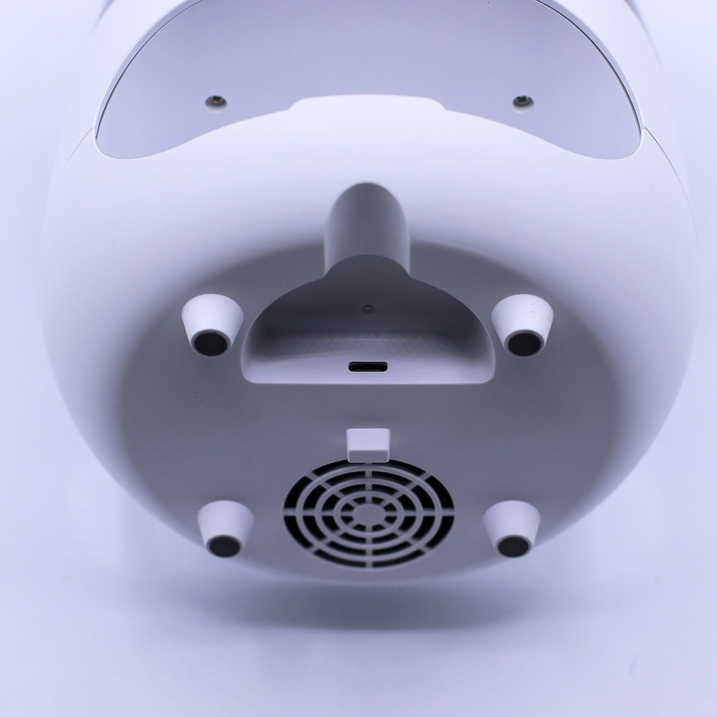 Salt Stone Flame Effect Aroma Diffuser - White USB - Colour Change and Timer