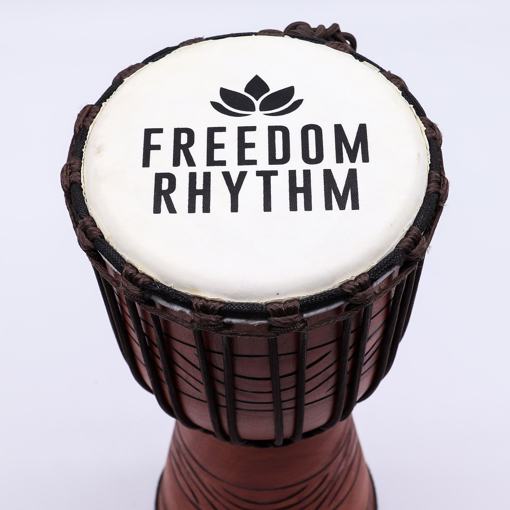Medium Pro Djembe Drum - Freedom Rhythm (high) - 40cm (18cm Dia)