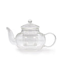 Glass Infuser Teapot - Round Pearl - 400ml - 11 x 10cm