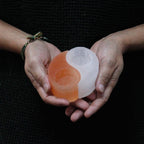 Selenite Yin Yang Candle Holder