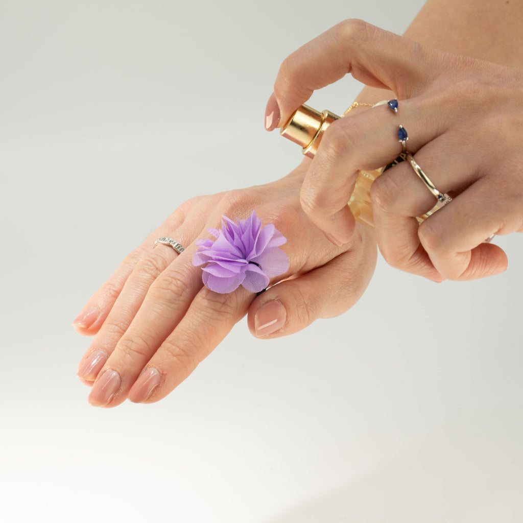 Fragrance Chiffon Diffuser Rings - Lavender