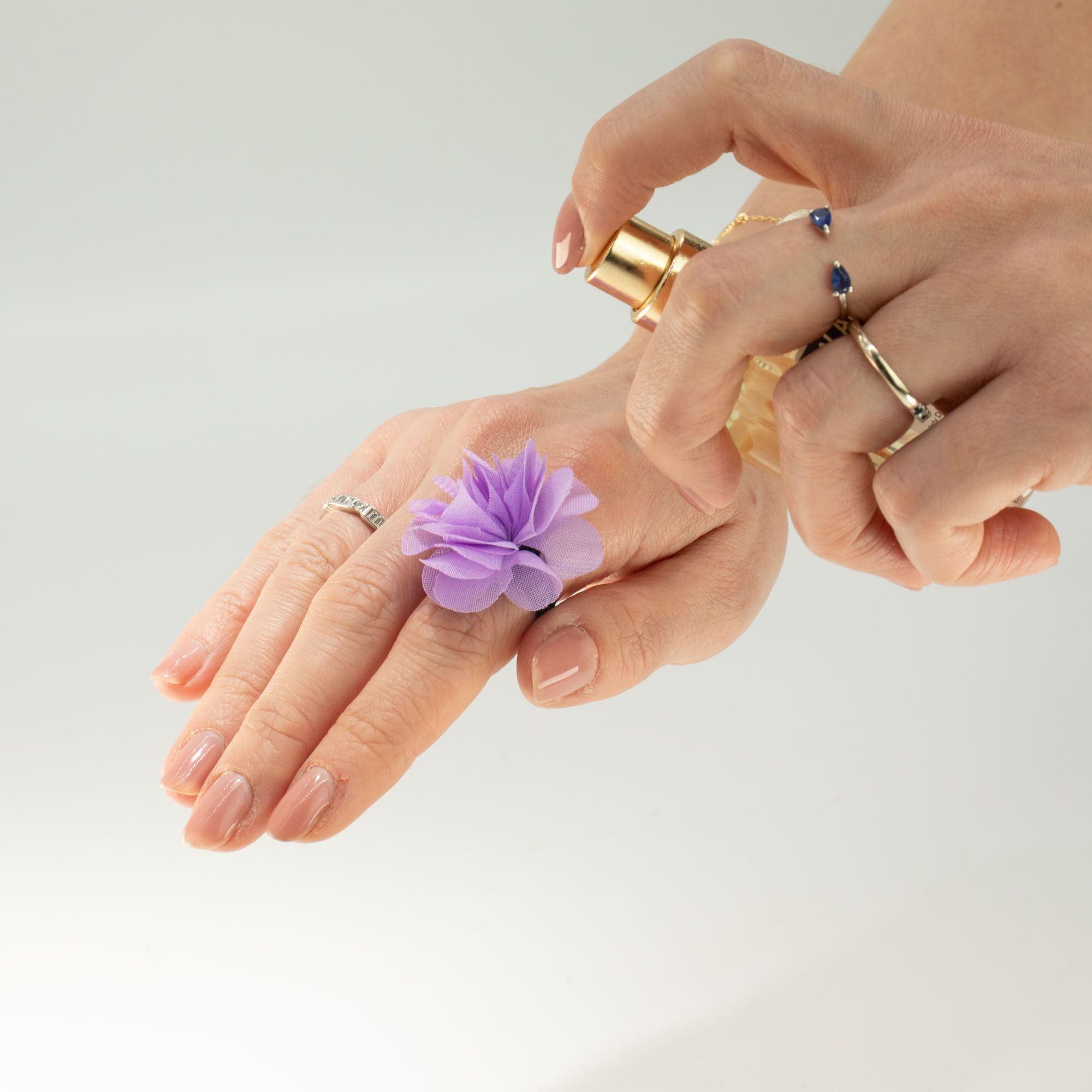 Fragrance Chiffon Diffuser Rings - Lavender
