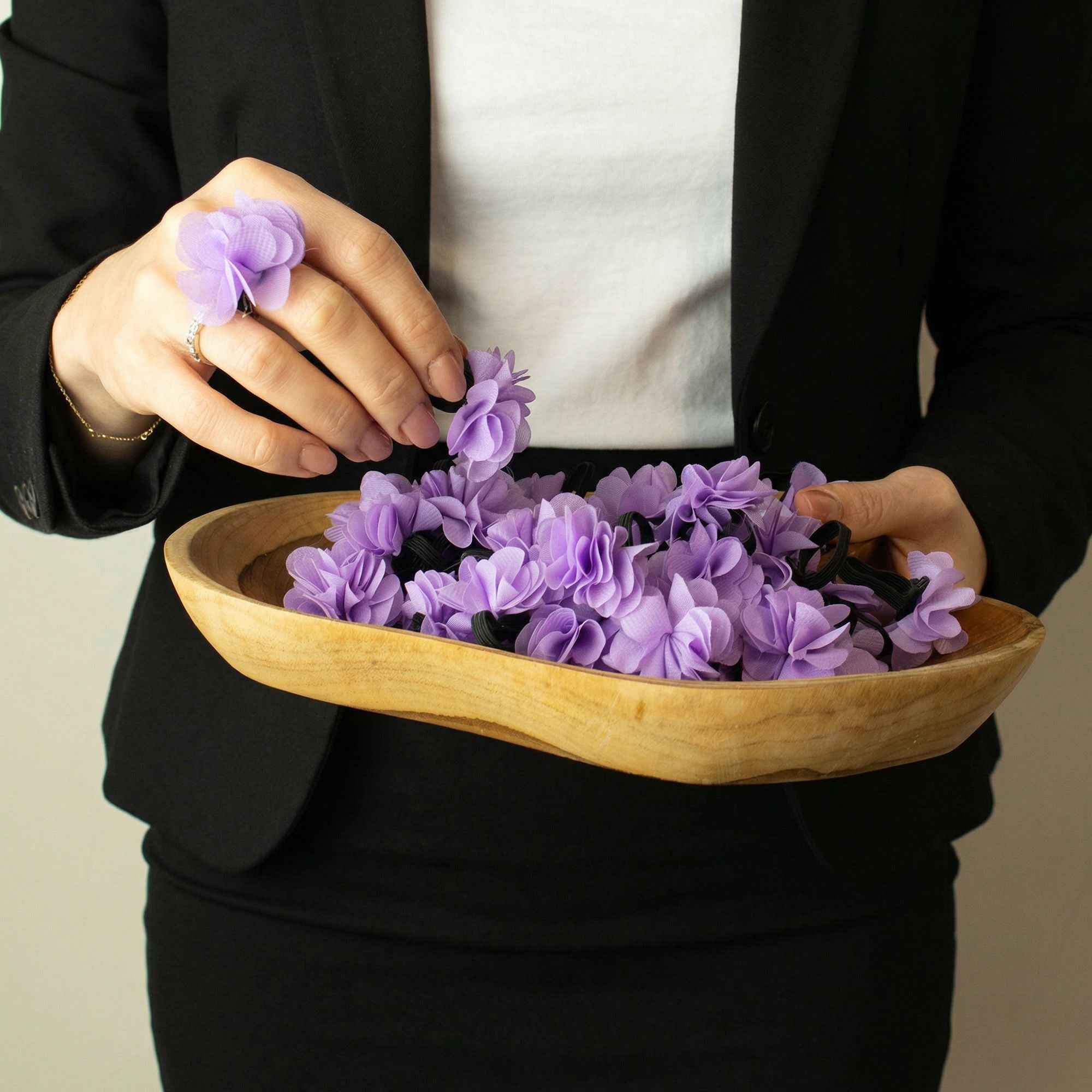 Fragrance Chiffon Diffuser Rings - Lavender
